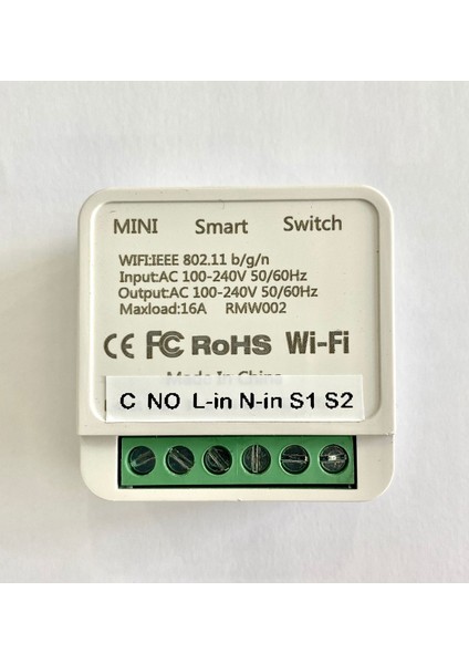 Akıllı Wifi Kuru Kontak Anahtar, 16 Amper, Kompakt ve Kullanışlı Tasarım fırsatları