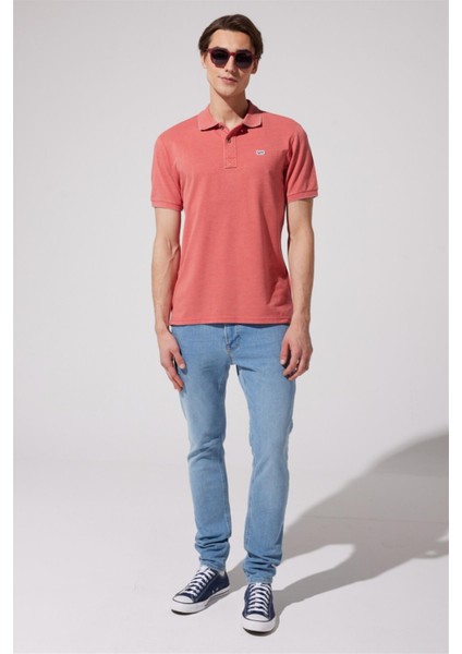 Polo Yaka Tshirt Coral