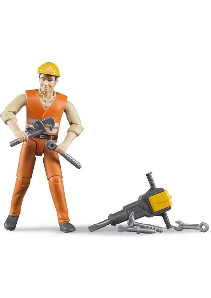 Inşaat Işçisi ve Aksesuarları Ölçekli Model, Detaylı ve Eğlenceli Koleksiyon fiyatları