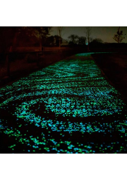 Gece Karanlıkta Işık Vererek Parlayan Dekoratif Çakıl Taşları (5067) indirimleri