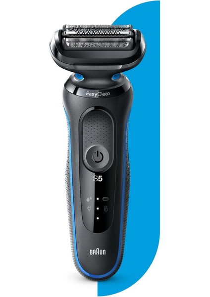 Kablosuz Tıraş Makinesi, Easyclean, Easyclick, Islak ve Kuru, Siyah