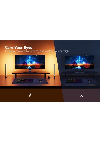 Yüksek Kaliteli Akıllı Gaming Dikey Aydınlatma, Oyun Ortamınızı Canlandırır