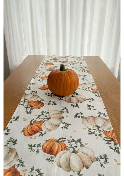 Balkabaklı Runner Masa Örtüsü – Sonbahar Konseptli fiyatları