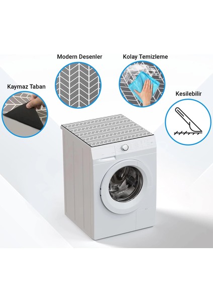 Çamaşır Kurutma Makinesi Matı Örtüsü 60X60CM Kaymaz Sıvı Geçirmez Silinebilir 27251016 modelleri