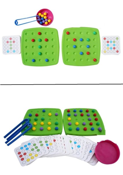 Eğitici Mini Boncuklar Dizme Kutu ile Ofis ve Evde Eğlenceli Aktivite Seti modelleri