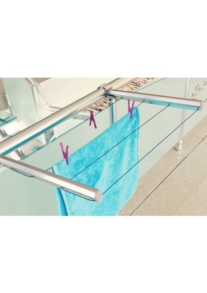 Balkon Için Yuvarlak Çamaşır Askısı, Beyaz, Dayanıklı ve Pratik Kullanım fiyatları