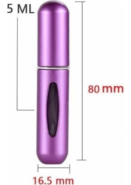Parfüm Şişesinden Dolabilir Yedek Cep Parfüm Şişesi Aparatı
