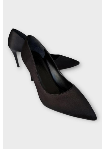 Kadın Klasik Topuklu Ayakkabı Siyah - Füme fiyatları