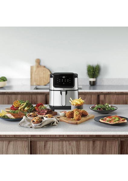 8 Programlı, Dokunmatik Ekranlı, 3.5 L Kapasiteli Hava Fritöz