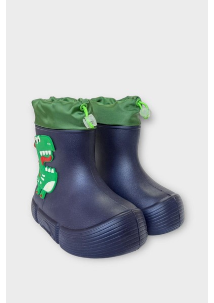 Çocuk Kışlık Su Geçirmez Yağmur Botu Lacivert fırsatları