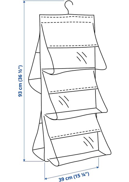 Bölmeli Düzenleyici, Koyu Gri, 39X93 cm fırsatları
