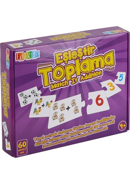 Nessiworld EDU-1007 Eşleştir Toplama 60 Parça -Chiva
