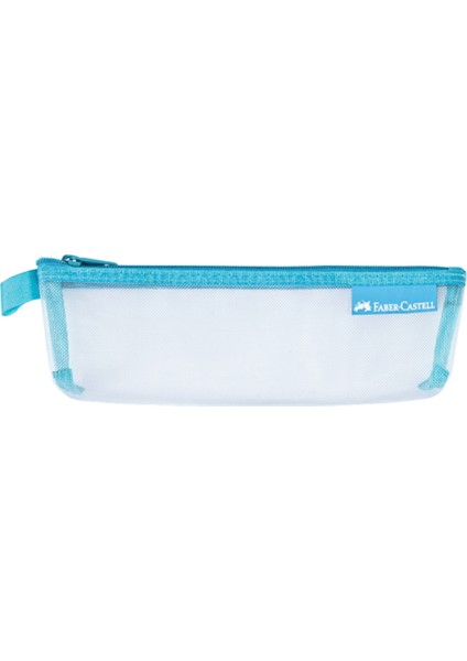 Mesh Dosya Kalemlik Pembe 3 Parça Şık Nylon Tasarım 20x10 cm