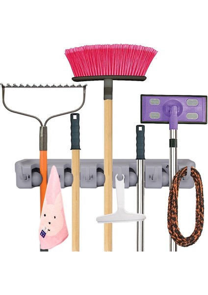 Beyaz Paspas Askısı Duvar Askı Aparatı Sihirli Tutamaç