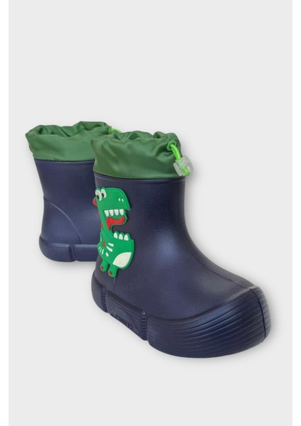 Çocuk Kışlık Su Geçirmez Yağmur Botu Lacivert fiyatları