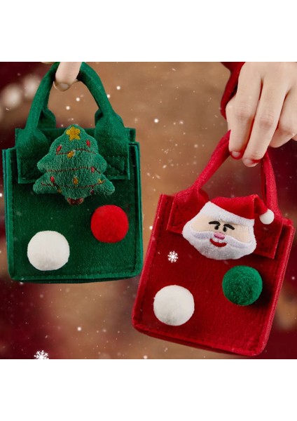 Noel Çantası Keçe El Çantası Ping An Meyve Çanta Kutusu Elma Paketi Noel (Yurt Dışından) fiyatları
