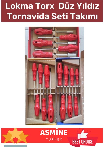 Dayanıklı Tornavida Seti, Ev Işleri Tadilat ve Tamirat Için Çok Yönlü Takım