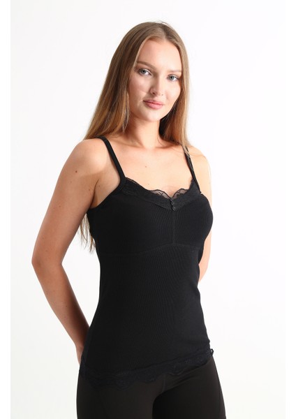 Kadın Askılı Bluz Siyah modelleri