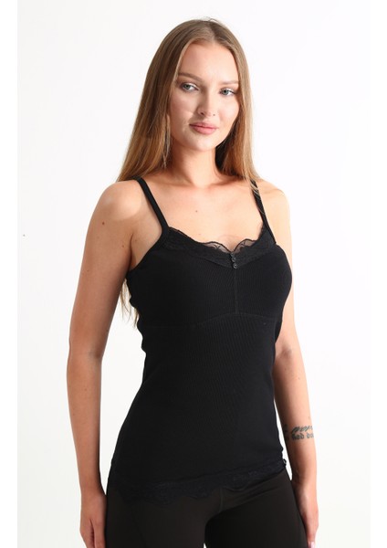 Kadın Askılı Bluz Siyah fırsatları