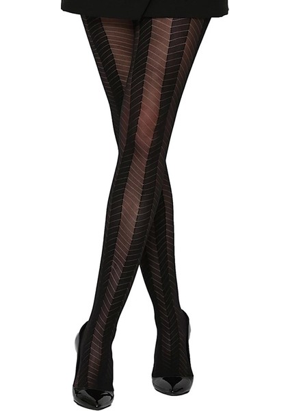 Kadın Desenli Micro Külotlu Çorap