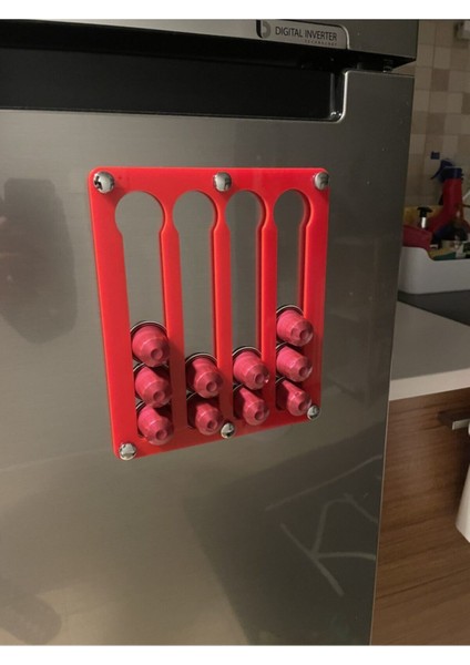 Kırmızı Mıknatıslı Kapsül Kahve Standı, Uyumlu Tasarım modelleri