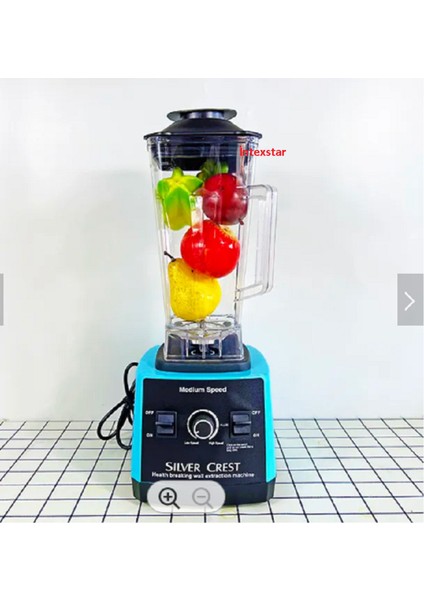 Güçlü 7200W 2,5l Çift Sürahili Buz Kırıcı Öğütücü Beyaz