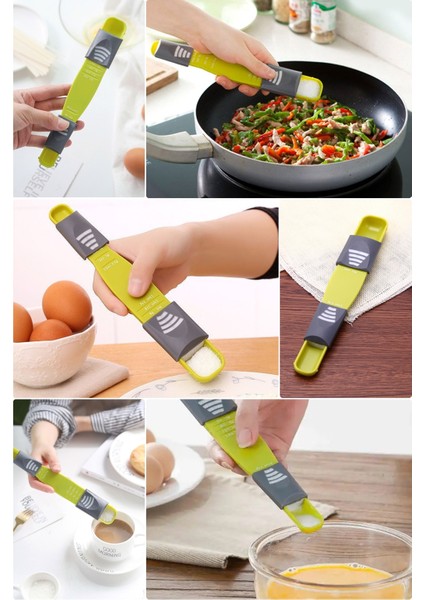 Ayarlanabilir Ölçüm Kaşığı, Hassas ve Kolay Kullanımlı Besin Takviyesi Ölçüm Aracı