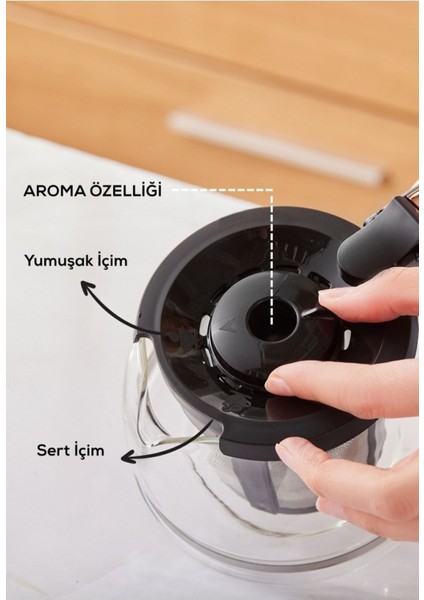 5'li Çok Fonksiyonlu Kahve Makinesi, Cam Demlik ve Yedek Parça Seti fırsatları