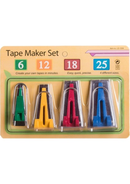 4'lü El Biye Kıvırma Aparat Seti, Pratik ve Kolay Kullanım Için Ideal