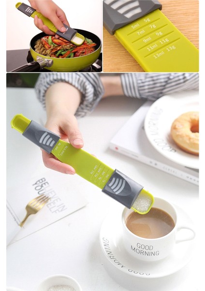 Ayarlanabilir Ölçüm Kaşığı, Hassas ve Kolay Kullanımlı Besin Takviyesi Ölçüm Aracı