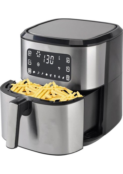 8 Litre Airfryer 1700W Siyah, Sağlıklı ve Pratik Yemekler Için Mükemmel Seçenek
