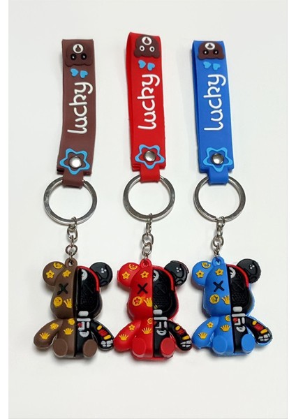 Ayıcık Silikon Anahtarlık