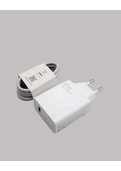 Güvenli ve Hızlı Şarj Için 67W Turbo Adaptör Type-C Kablo ile indirimleri