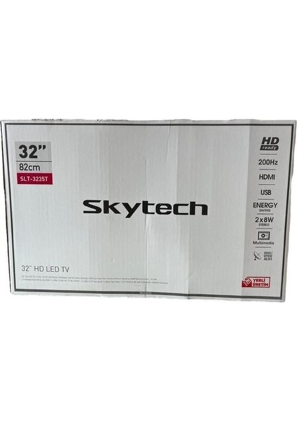32'' Hd Uydulu LED Tv, Hdr, Net Görüntü, Şık Tasarım
