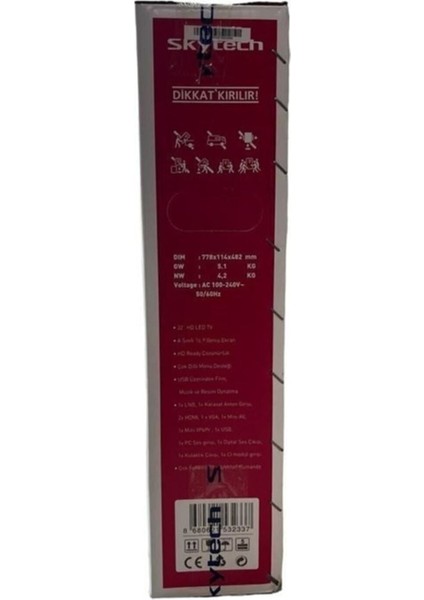 32'' Hd Uydulu LED Tv, Hdr, Net Görüntü, Şık Tasarım fiyatları