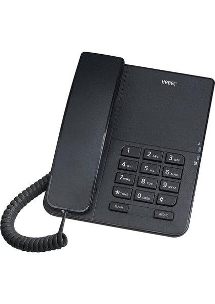 Şık Siyah Masa Telefonu, Pratik ve Kullanışlı Tasarım