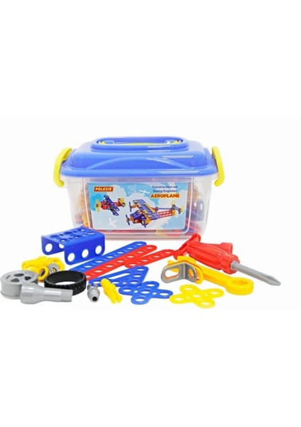 Yaratıcı Uçak Tasarım Seti, 186 Parça, Eğlenceli ve Öğretici Hobi Malzemesi