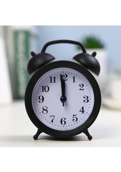 Søtrund Mini Boy Akar Saniyeli Alarmlı Masa Saati - Çalar Saat Siyah 7169851