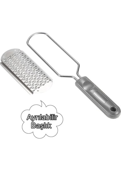 Absolute Paslanmaz Çelik Profesyonel Topuk Rendesi Törpü 7167771