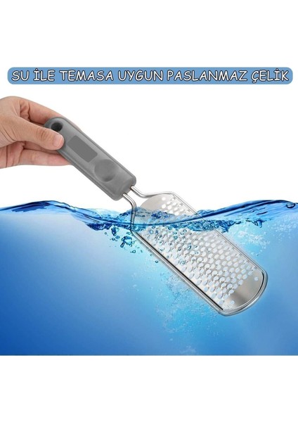 Absolute Paslanmaz Çelik Profesyonel Topuk Rendesi Törpü 7167771