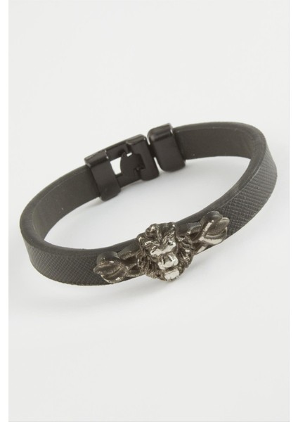 Aslan Kaliteli Suni Deri Bileklik