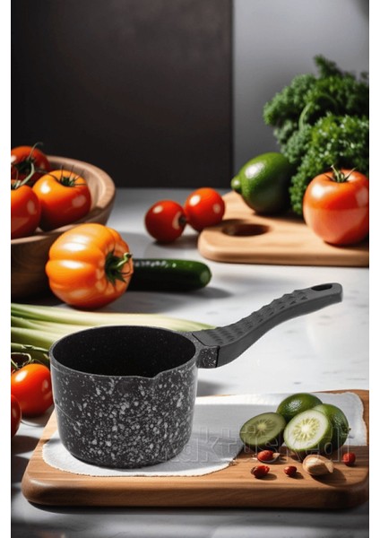 Granit Döküm Kaçerola | Sütlük | Sosluk 14 cm 7174481