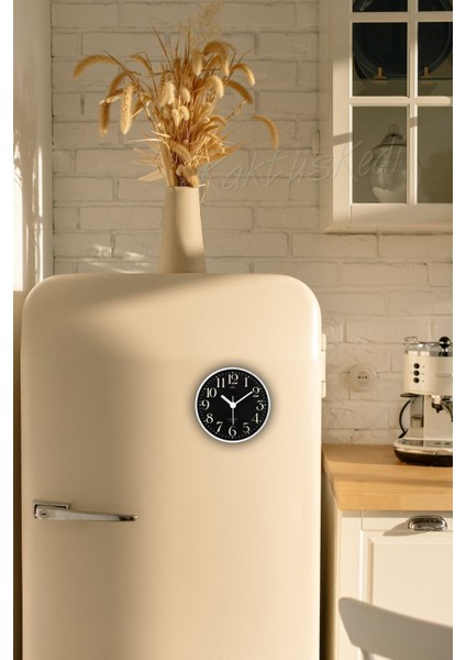 Mıknatıslı Buzdolabı Saati 11 cm | London 7175061