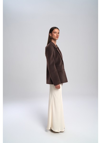 Kaela Bel Oturmalı Kahve Blazer modelleri