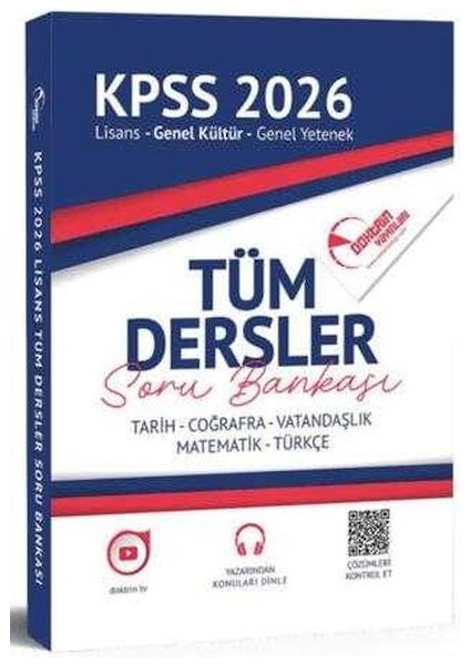 Doktrin Yayınları 2026 Kpss Genel Kültür Yetenek Tüm Dersler Tek Kitap Soru Bankası