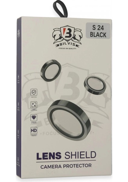 Samsung Galaxy S24 Bilvis Titan Kamera Lens - Siyah modelleri