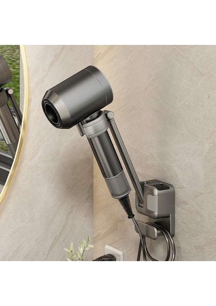 Banyo Tembel Saç Kurutma Makinesi Tutucu Eller Serbest Saç Kurutma Makinesi Depolama Rafı Delmesiz Banyo Saç Kurutma Makinesi Depolama Rafı (Yurt Dışından) modelleri
