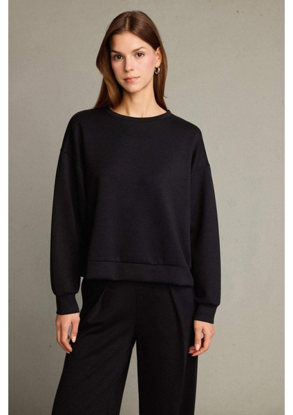 Bisiklet Yaka Modal Sweatshirt G2913AX25AU fırsatları