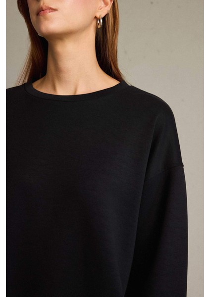 Bisiklet Yaka Modal Sweatshirt G2913AX25AU indirimleri