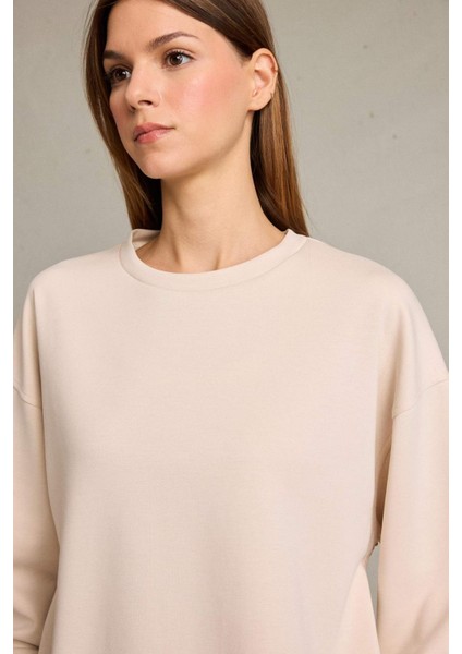 Bisiklet Yaka Modal Sweatshirt G2913AX25AU indirimleri